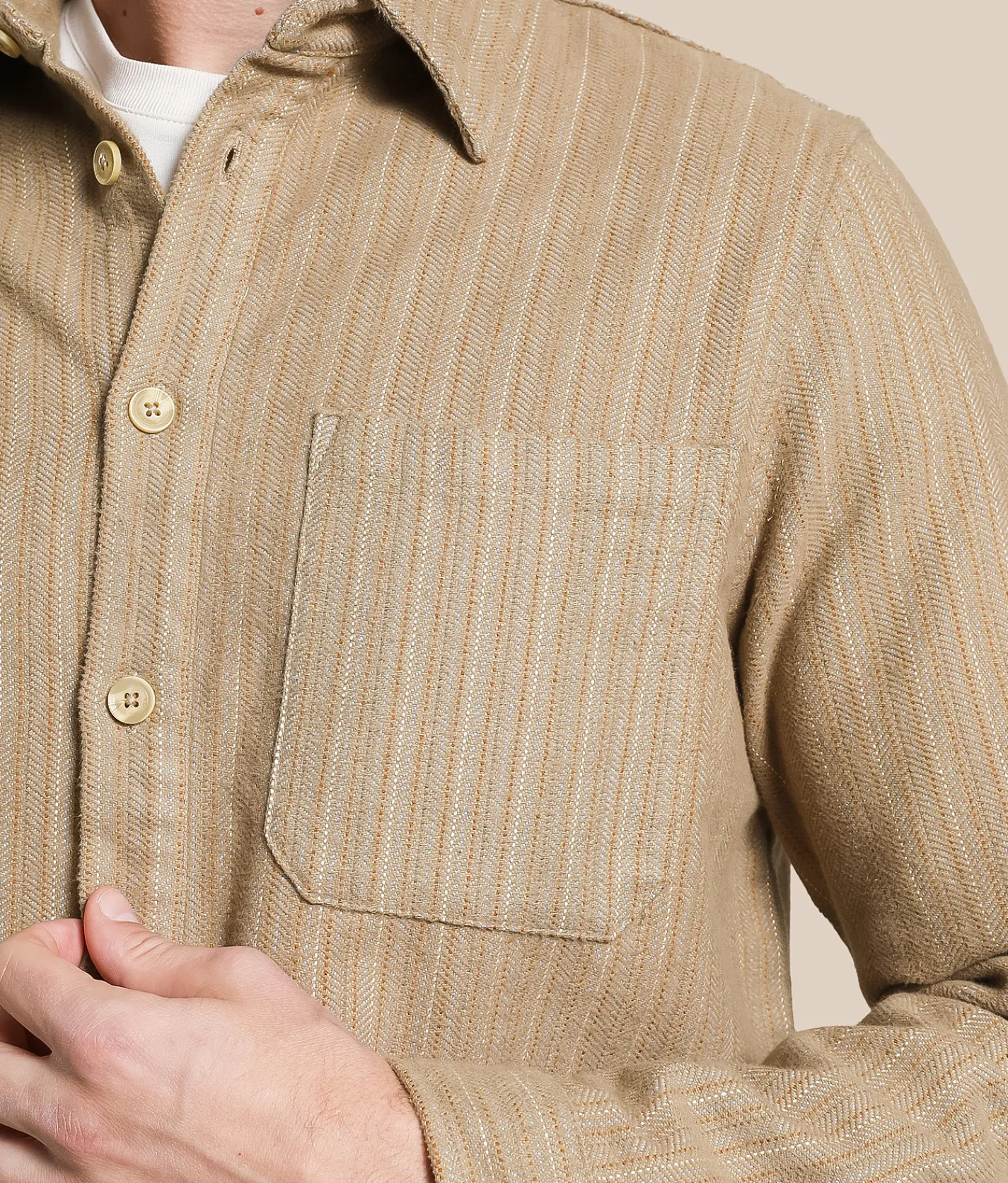 Tops | BLEND Striped Shirt Cornstalk