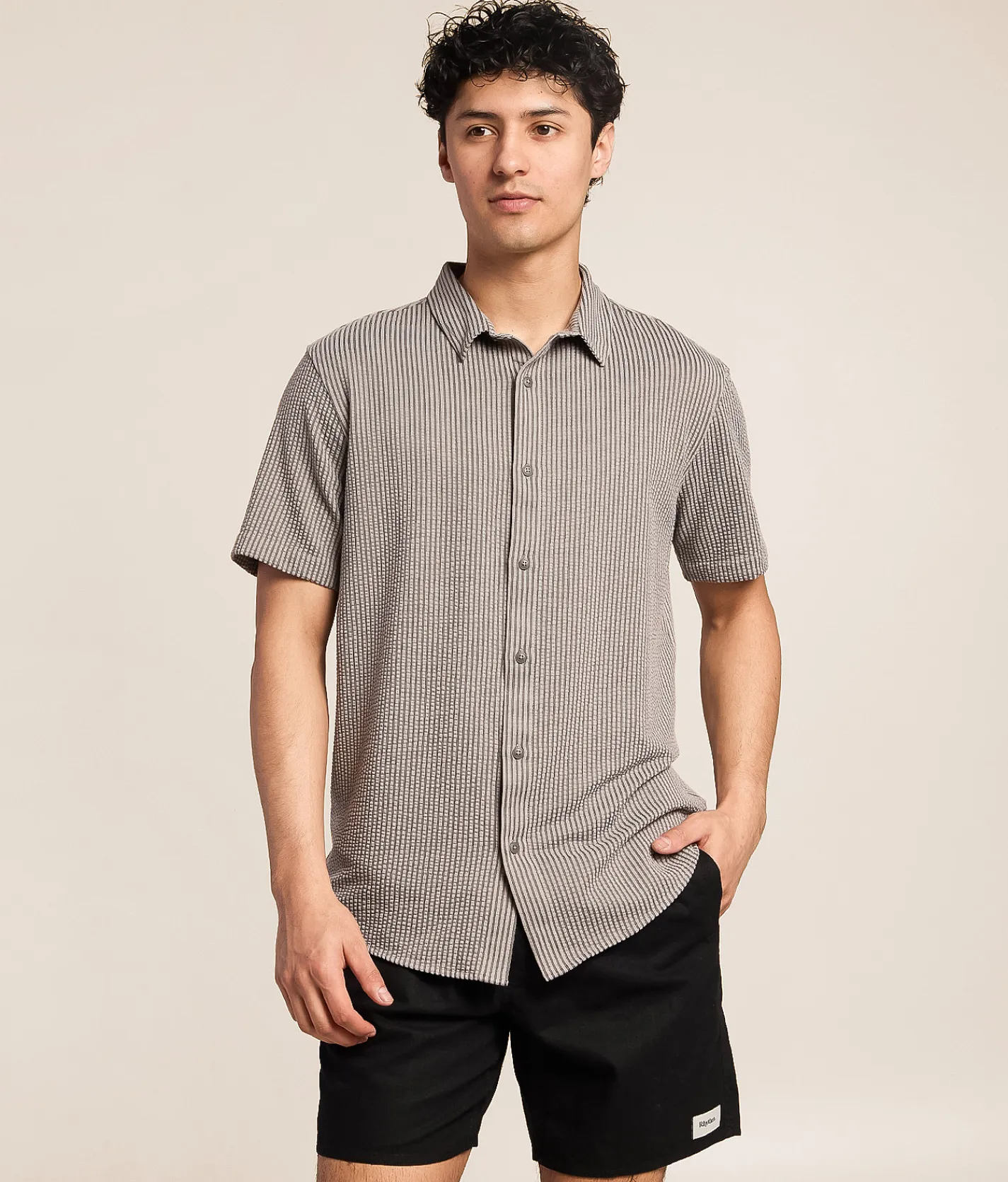 Nova Industries Striped Stretch Shirt Paloma Sale
