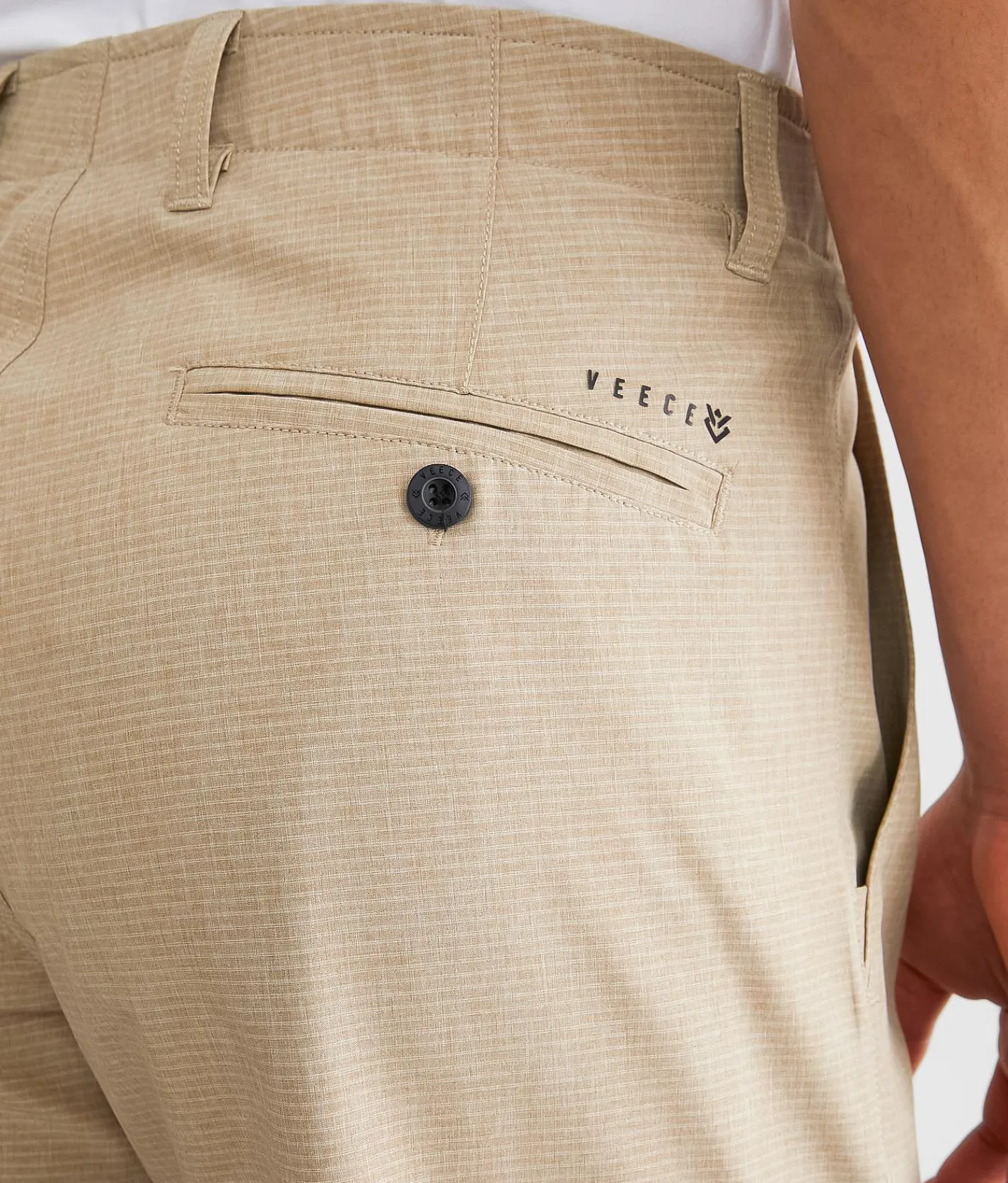 Bottoms|Shorts | Veece Striped Stretch Walkshort Crockery