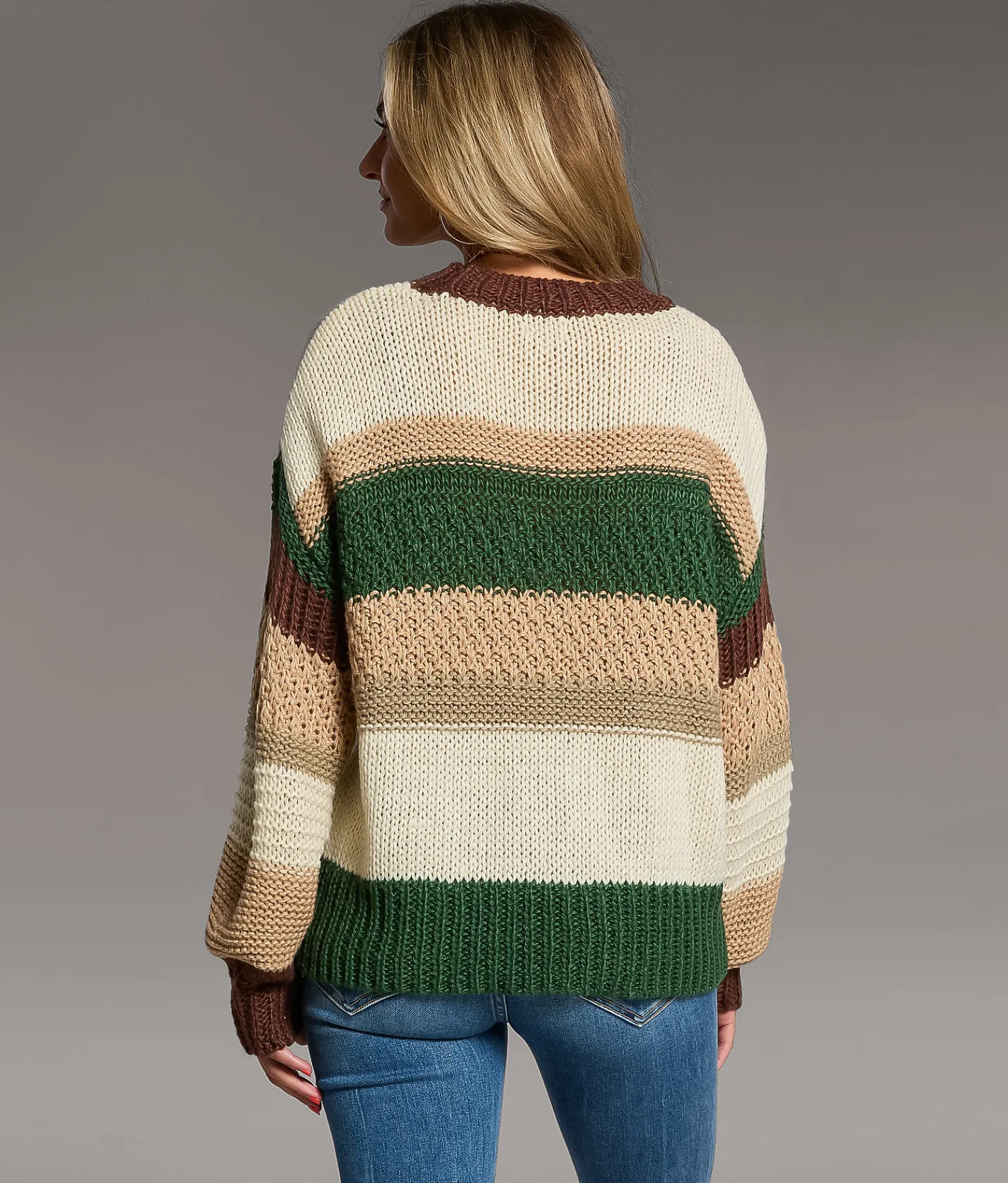 Tops | BKE Striped Sweater Assorted
