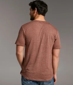 Tops | BKE Striped T-Shirt Red