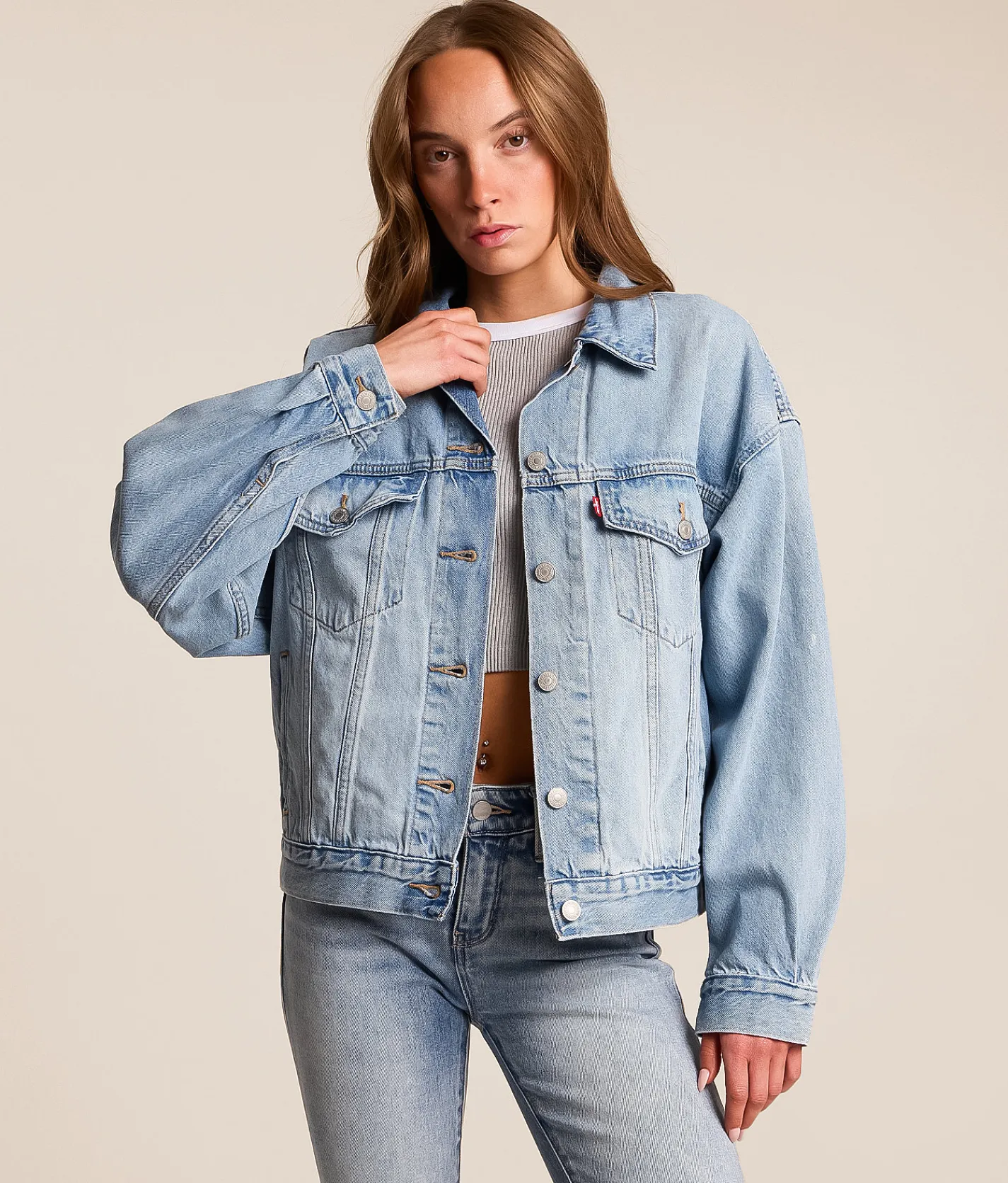 Tops|Coats & Jackets | Levi's® 90s Trucker Oversized Denim Jacket She Knew