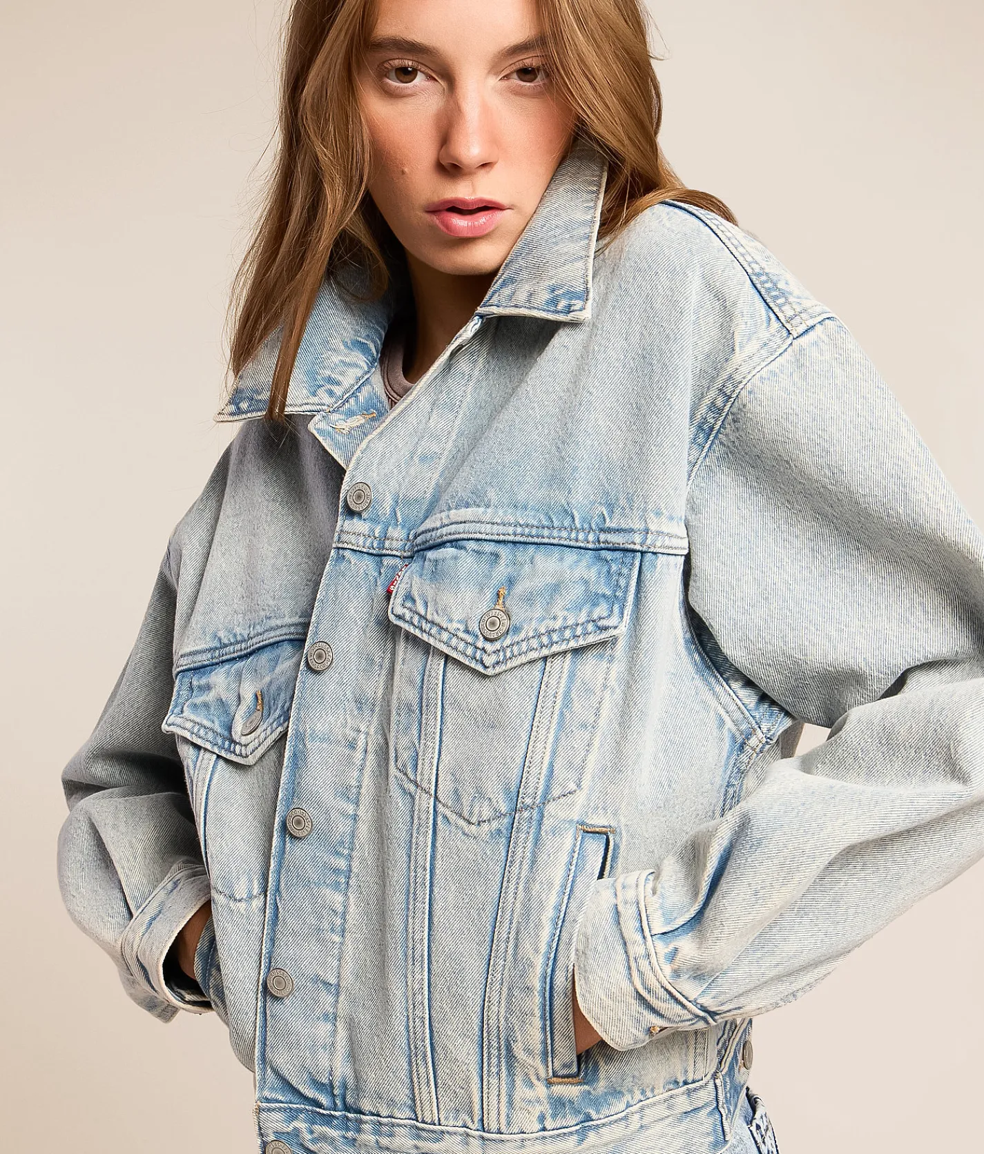 Tops|Coats & Jackets | Levi's® 90s Trucker Oversized Denim Jacket A Little Hazy