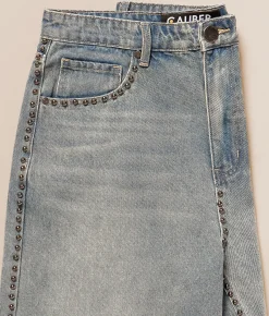 Caliber Studded Baggy Short Light Blue Hot