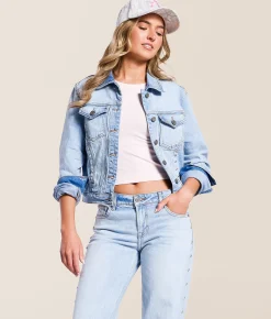 Tops|Coats & Jackets | HIDDEN Studded Denim Stretch Jacket Point Dume