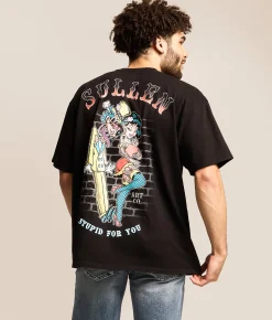 Tops|Graphic T-Shirts | Sullen Stupid For You T-Shirt Jet Black