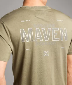 Tops|Graphic T-Shirts | Maven Co-op Sturdy Ground Performance T-Shirt Soft Green