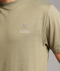Tops|Graphic T-Shirts | Maven Co-op Sturdy Ground Performance T-Shirt Soft Green