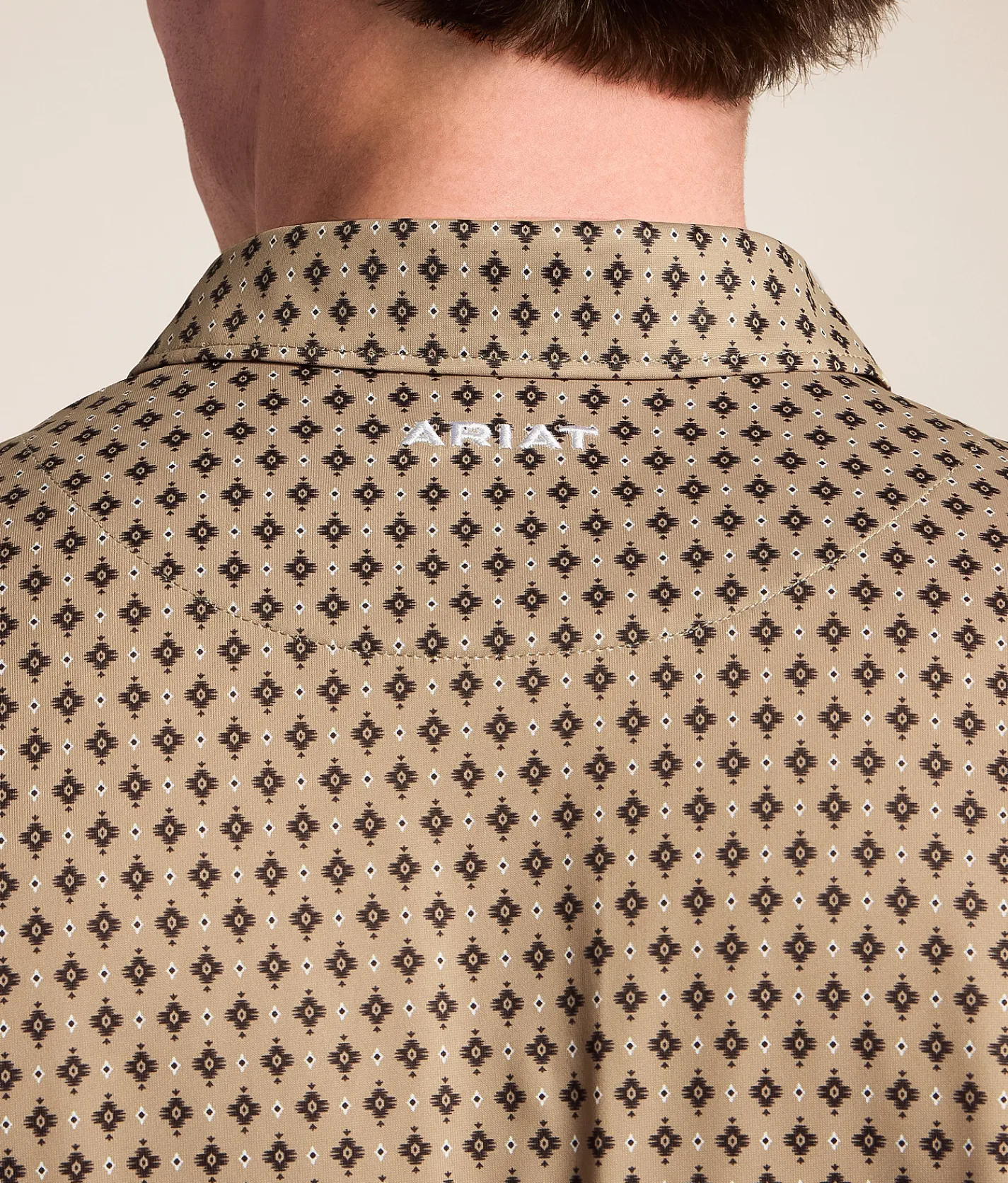 Tops | Ariat Stu Tek Fitted Polo Timberwolf