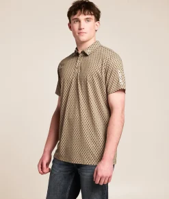 Tops | Ariat Stu Tek Fitted Polo Timberwolf