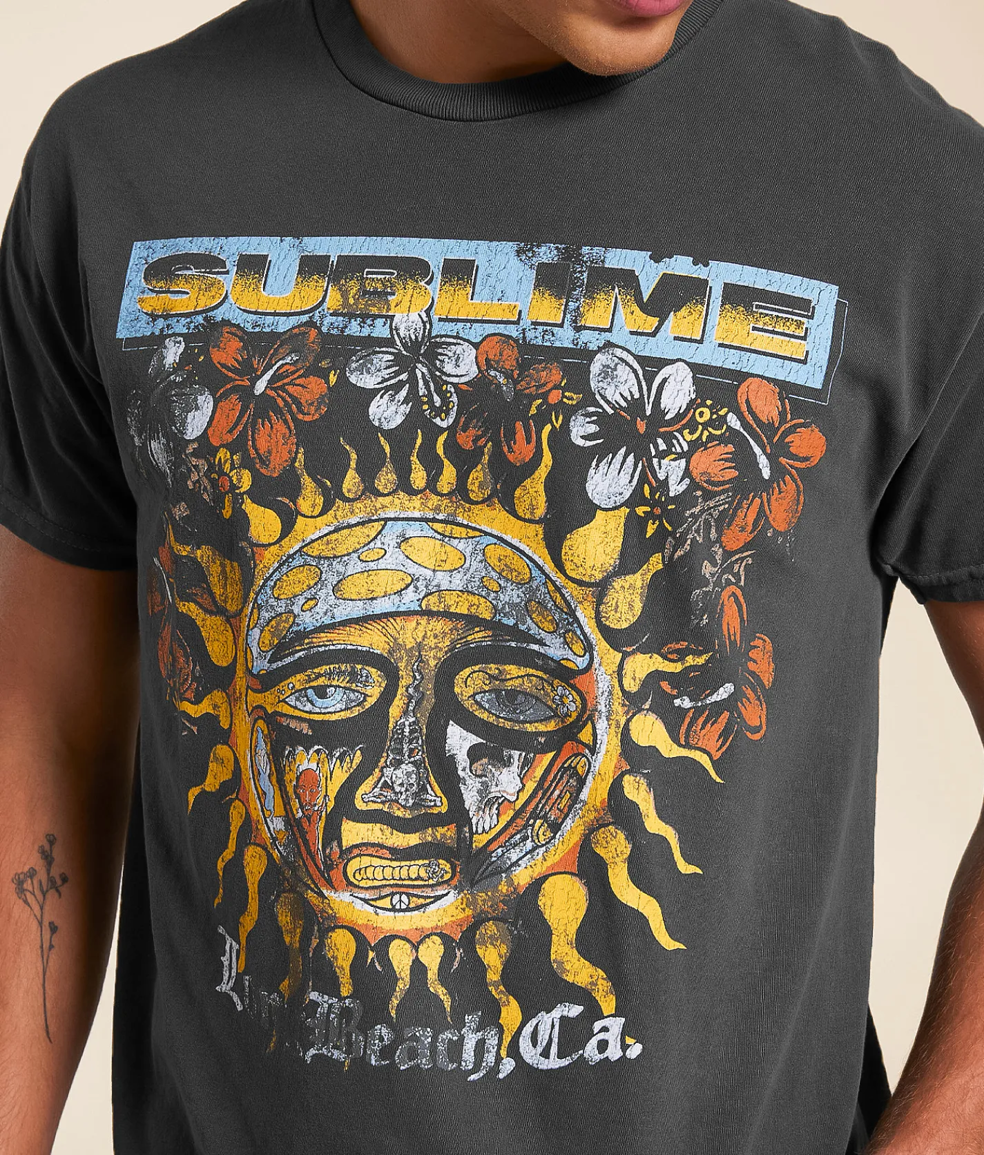Merch Traffic Sublime Band T-Shirt Black Outlet