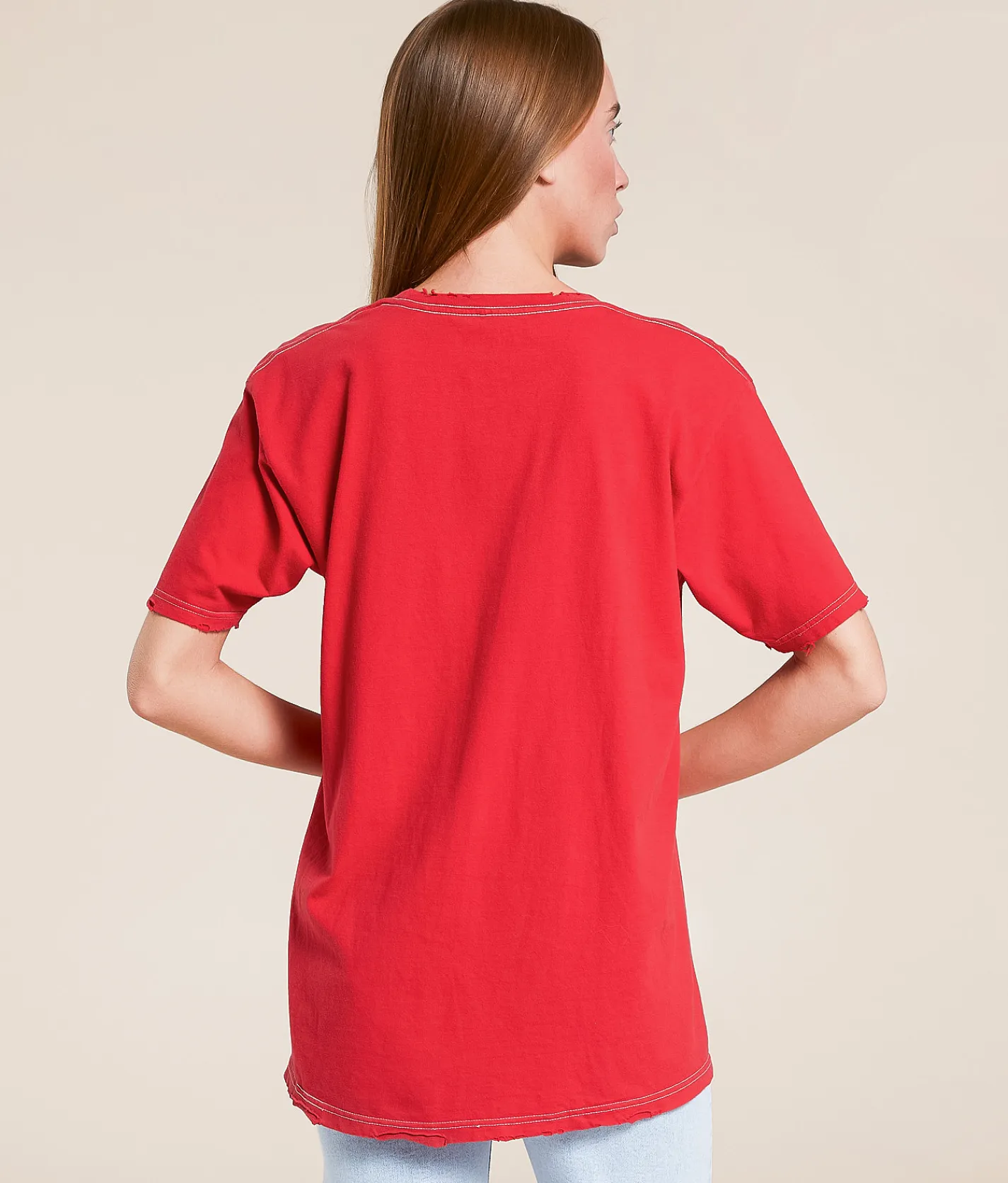 Merch Traffic Sublime Floral Band T-Shirt Red Clearance