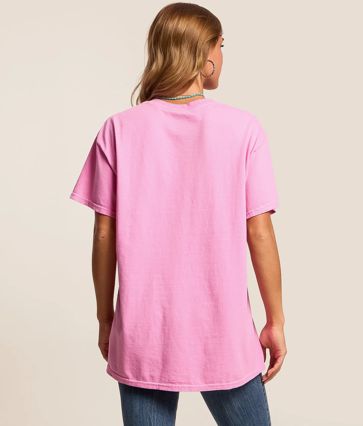 Merch Traffic Sublime Sun Oversized Band T-Shirt Begonia Pink Outlet