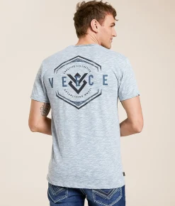Graphic T-Shirts | Veece Subtropic Badge T-Shirt Dark Teal