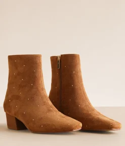 Shoes | Hey Girl By Corkys Such A Tease Studded Ankle Boot Tobacco