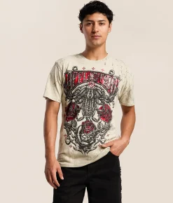 Graphic T-Shirts | Affliction Sumerian Ruse T-Shirt Peyote Pigment Dye