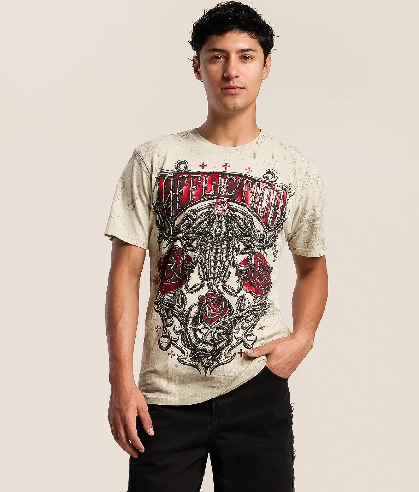 Graphic T-Shirts | Affliction Sumerian Ruse T-Shirt Peyote Pigment Dye