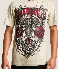 Affliction Sumerian Ruse T-Shirt Peyote Pigment Dye New