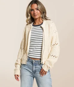 Tops|Coats & Jackets | Z Supply Sundance Sweater Jacket Crystal