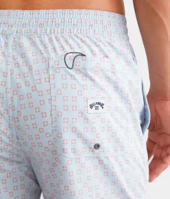 Bottoms|Swimwear | Billabong Sundays Layback Stretch Swim Trucks Ash Blue