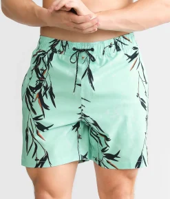 Bottoms|Swimwear | Billabong Sundays Layback Stretch Swim Trunks Mint