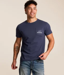 Graphic T-Shirts | Fieldstone Sunset Ducks T-Shirt Navy