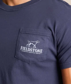 Fieldstone Sunset Ducks T-Shirt Navy Online
