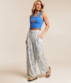 Tops | Billabong Sunset Horizons Cropped Tank Top True Blue