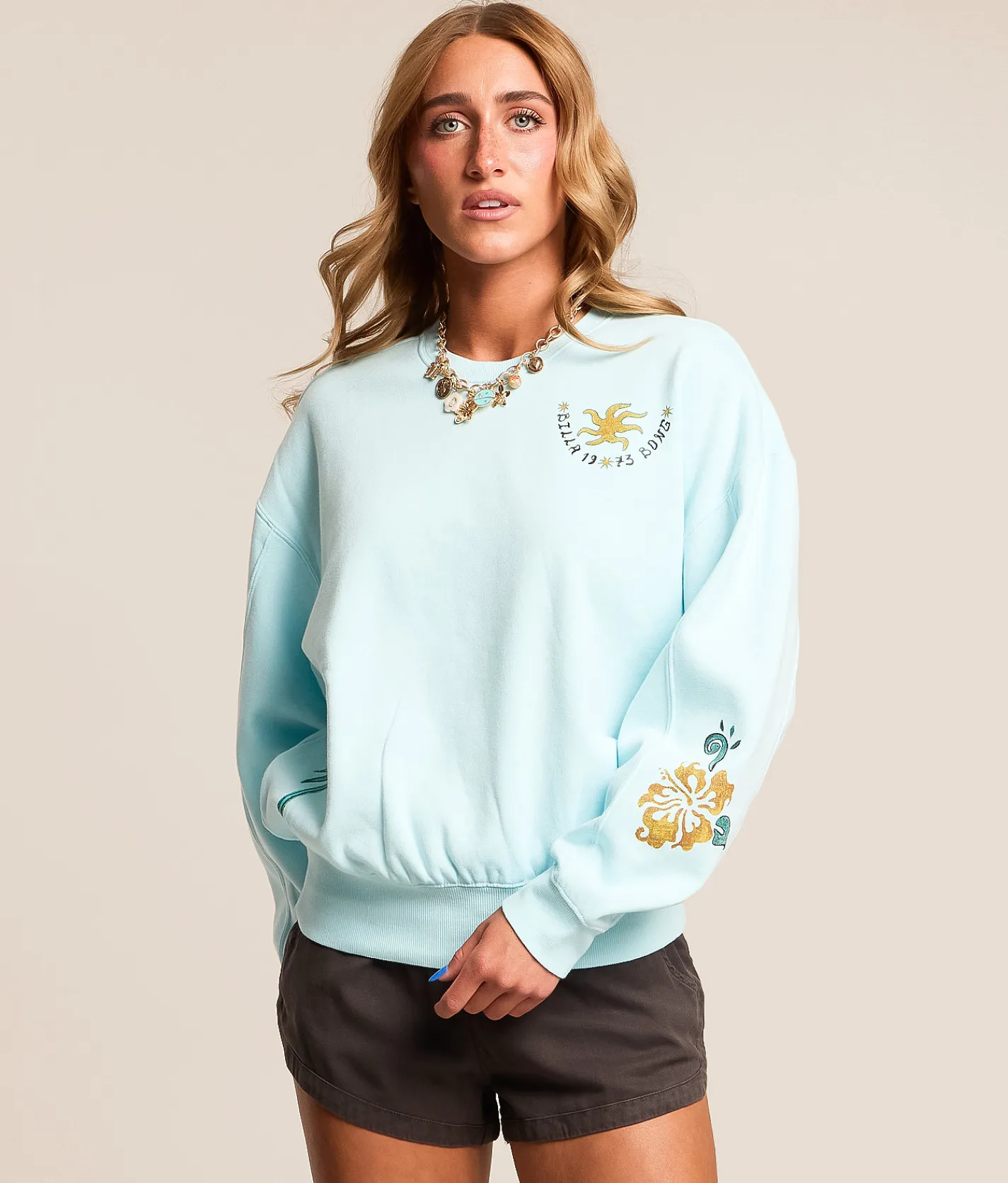 Billabong Sunset Rider Oversized Pullover Clearwater Online