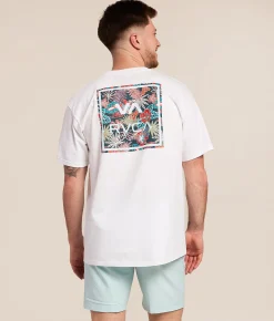 RVCA Sunset T-Shirt White Outlet
