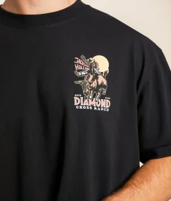 Graphic T-Shirts | Diamond Cross Ranch Sunshine Bull Ride T-Shirt Black