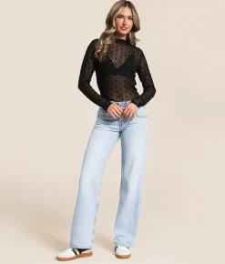 Jeans|Bottoms | Levi's® Superlow Loose Straight Jean Abraided Art