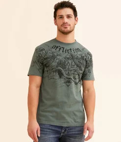 Graphic T-Shirts | Affliction Superstition T-Shirt Dark Forest