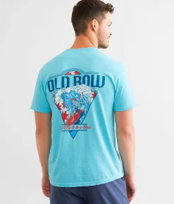 Graphic T-Shirts | Old Row Surf's Up 3.0 T-Shirt Lagoon Blue