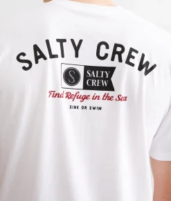 Salty Crew Surf Club Premium T-Shirt White Discount