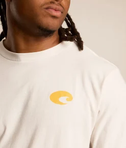 Tops|Graphic T-Shirts | Costa® Surf Silhouettes T-Shirt Vintage White