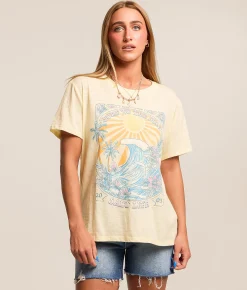 Tops | Salt Life Surf The Sun T-Shirt Vanilla Custard