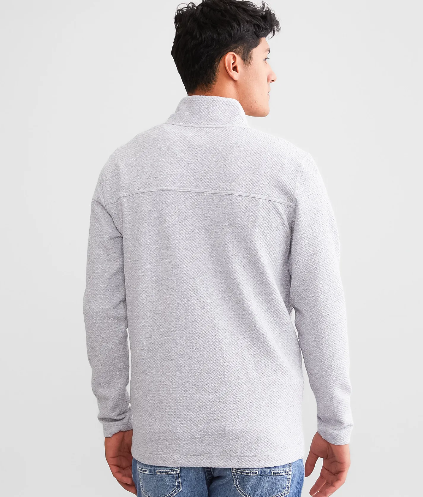 BKE Sussex Performance Pullover Oatmeal Heather Outlet