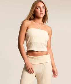 Tops | Billabong Sweet Coast Tube Top White Cap