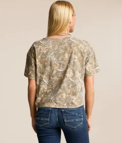 Modish Rebel Sweetheart T-Shirt Camo Clearance