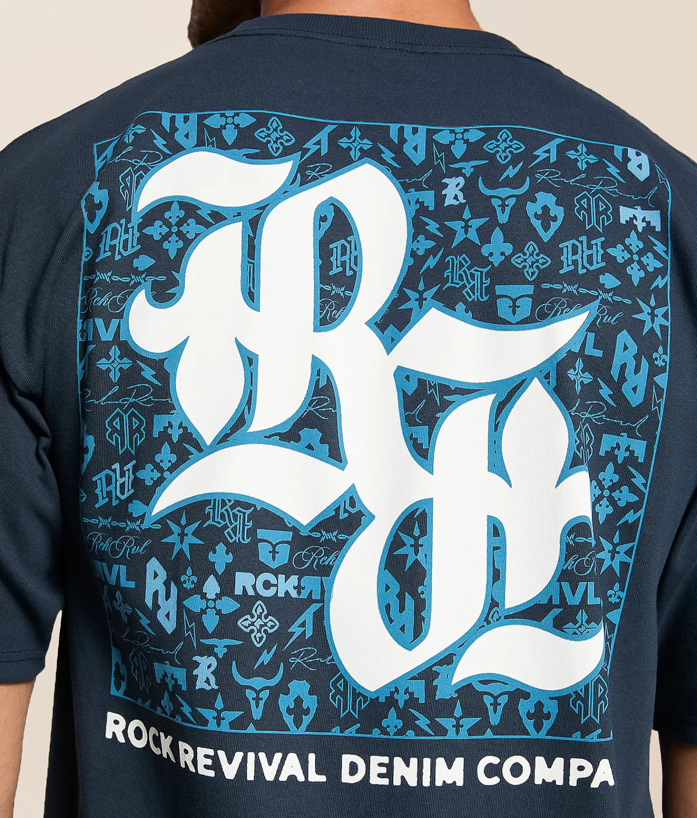 Rock Revival Swift T-Shirt Navy Online