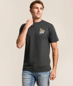 Tops|Graphic T-Shirts | Brixton Switchback T-Shirt Vintage Black