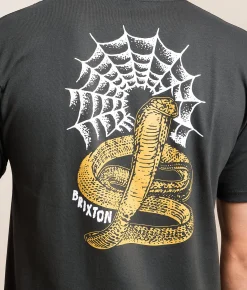 Tops|Graphic T-Shirts | Brixton Switchback T-Shirt Vintage Black