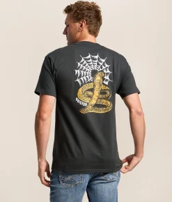 Tops|Graphic T-Shirts | Brixton Switchback T-Shirt Vintage Black