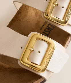 Shoes | Birkenstock® Sydney Luxe Buckle Sandal Pearl White