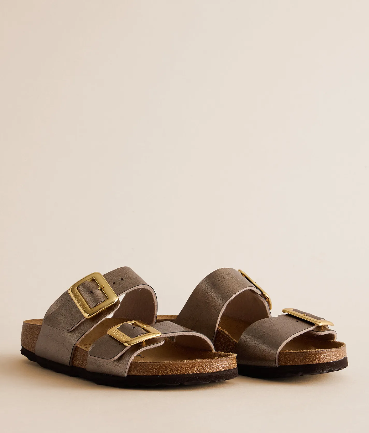 Birkenstock® Sydney Luxe Buckle Sandal Taupe Sale