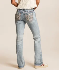 Rock Revival Sylvia Low Rise Boot Stretch Jean Sylvia B200 Clearance