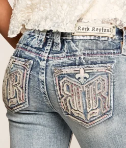 Bottoms | Rock Revival Sylvia Low Rise Boot Stretch Jean Sylvia B200