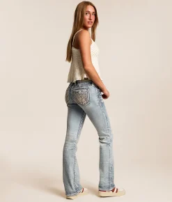 Bottoms | Rock Revival Sylvia Low Rise Boot Stretch Jean Sylvia B200