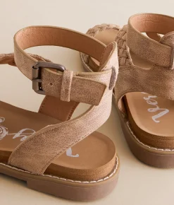 Shoes | Very G Sylvie Braided Sandal Taupe